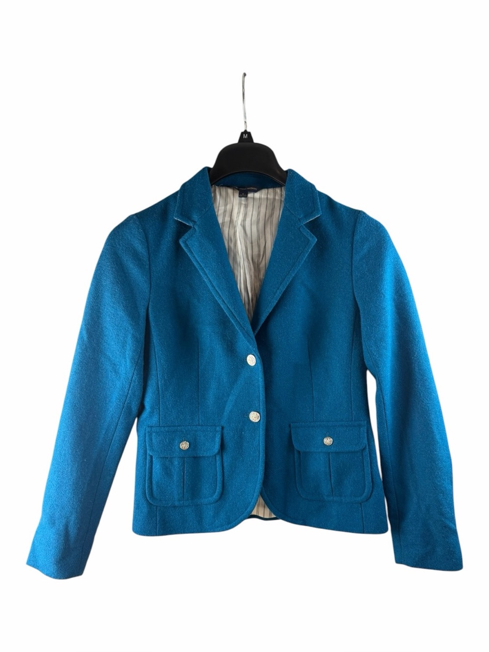 Brooks Brothers Teal Turquoise Women's Wool Blazer Size 6